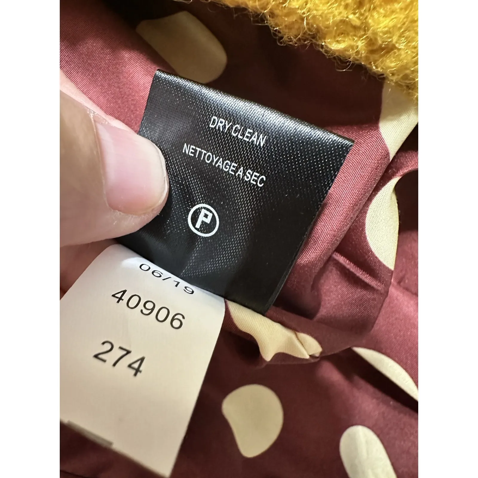 SAM EDELMAN Gold Boucle Blazer Coat Longline Teddy Notch Lapel Jacket EUC Size 2 - Image 9