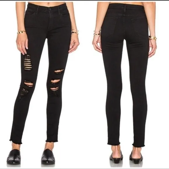 NWT frame le skinny de jeanne noir jefferson jeans - Image 2