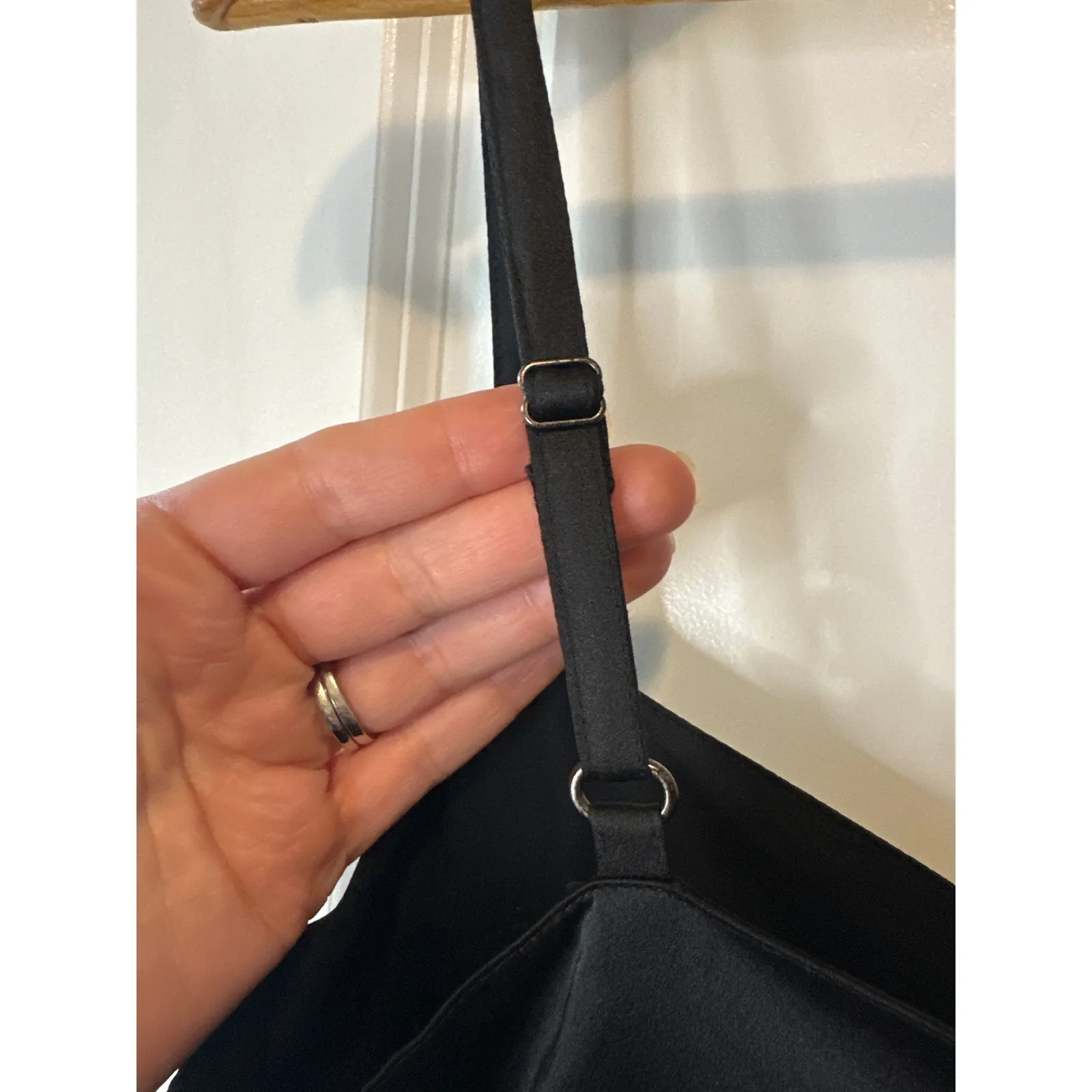 Anthropologie NWT Black Fringe Sweetheart Mini Cocktail Party Dress Size Medium - Image 6