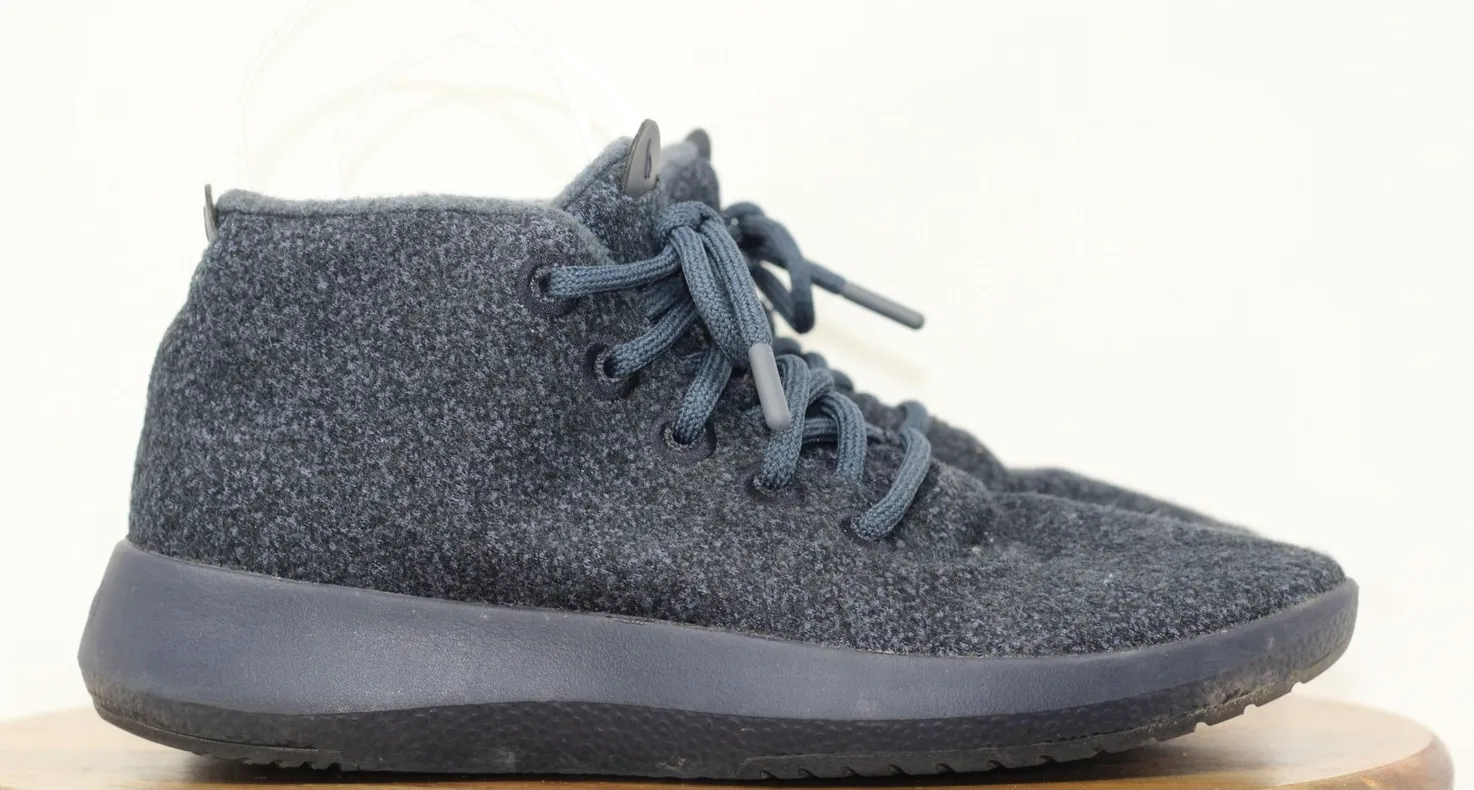 Allbirds Wool Runner-Up Mizzles Sneakers Ankle Boots Blue Gray Waterproof 8 - Image 1