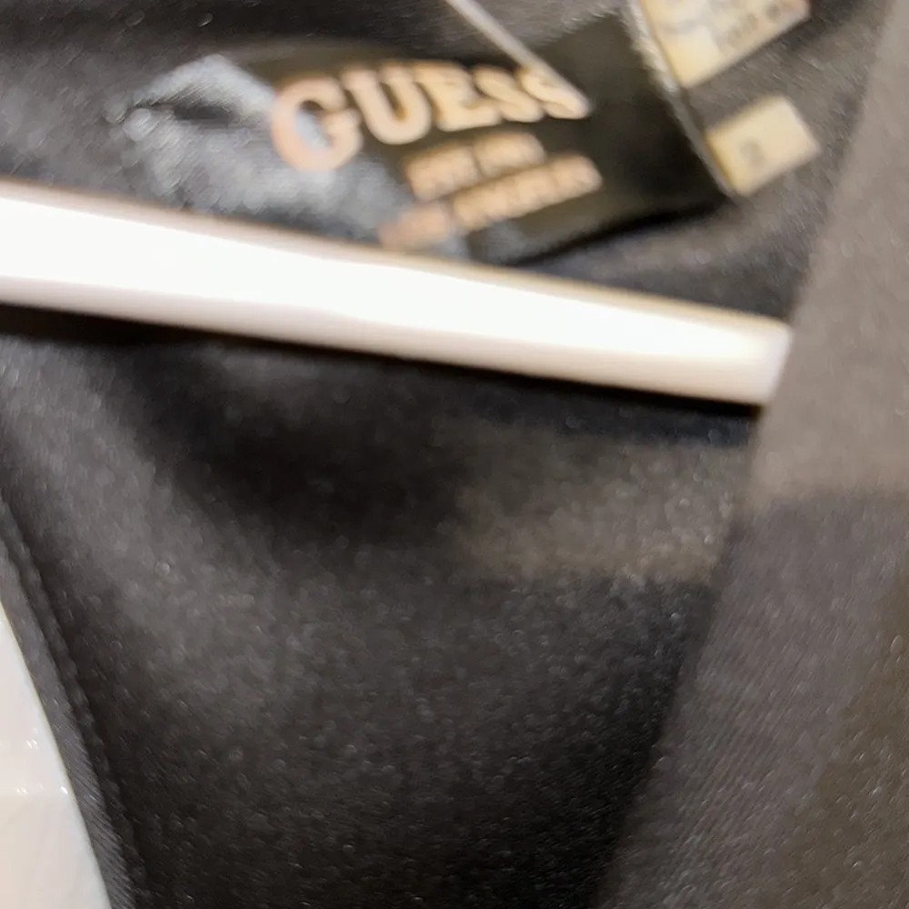 GUESS Joscelyn Black Sheath Chevron Mini Dress Cocktail LBD Sexy NWT $128 MINT - Image 7