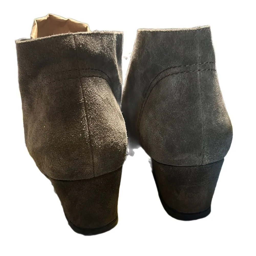 Michael Shannon Rebeka SUEDE WEDGE ANKLE BOOTS - Image 4