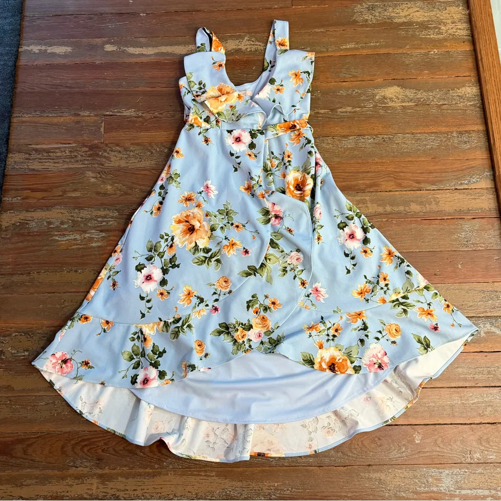 Anthropologie Hutch Floral Eden Wrap Dress ~ Size XXSP 🧡🍄 - Image 10