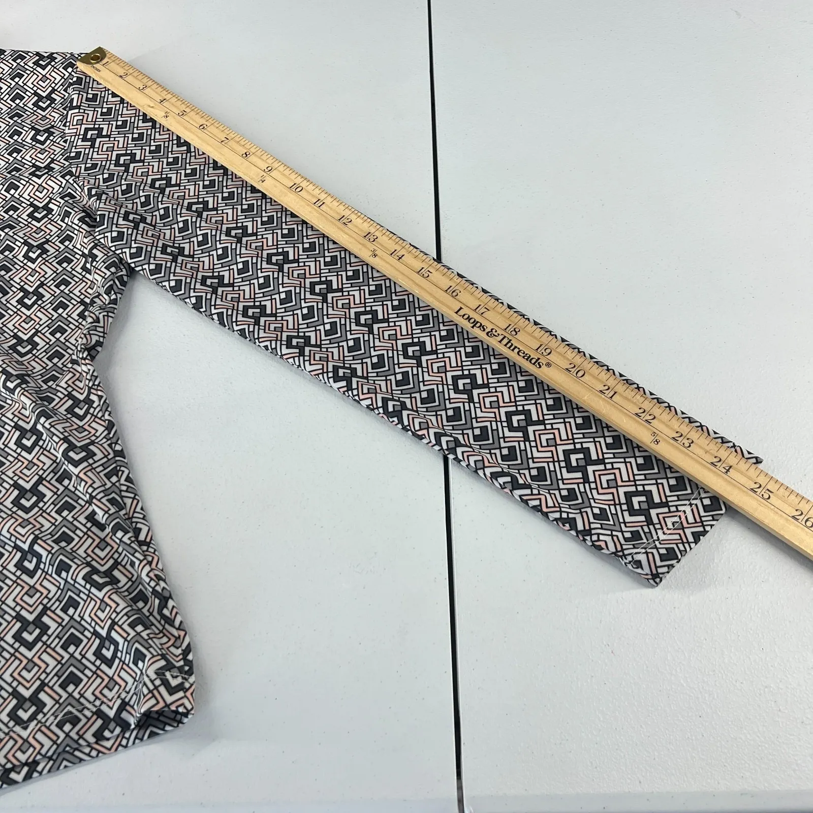 Nvo Sport Lucia Golf Shirt Women Small Multicolor Geometric Logo Collared Tennis - Image 14