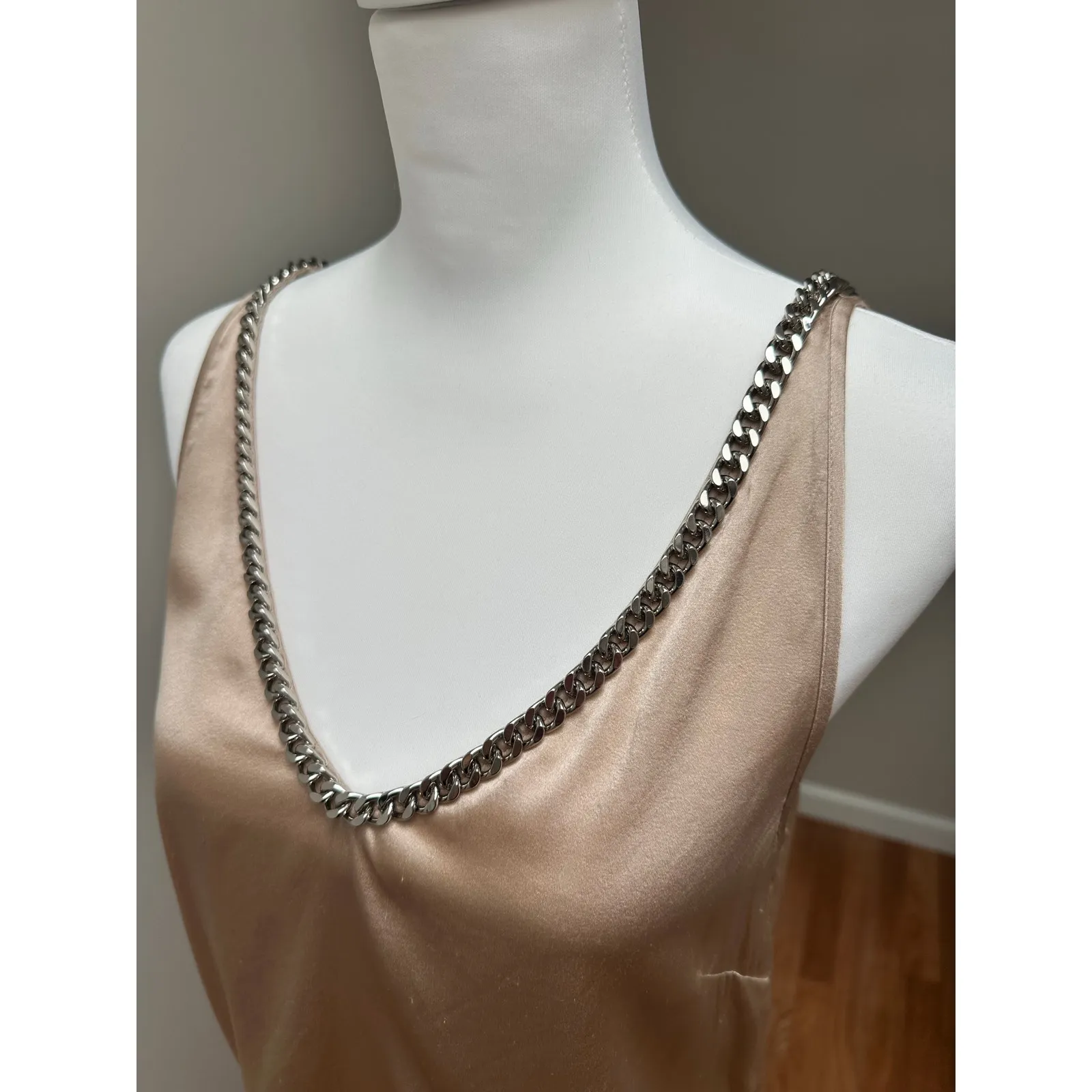 Generation Love Dallas Chain Tank Tan Brown Size XS - Image 5