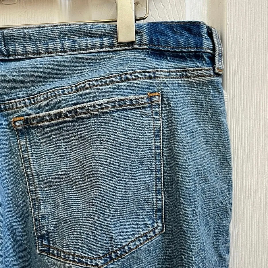 Abercrombie & Fitch Curve Love The Straight Mid Rise Jean Size 34/18R - Image 7