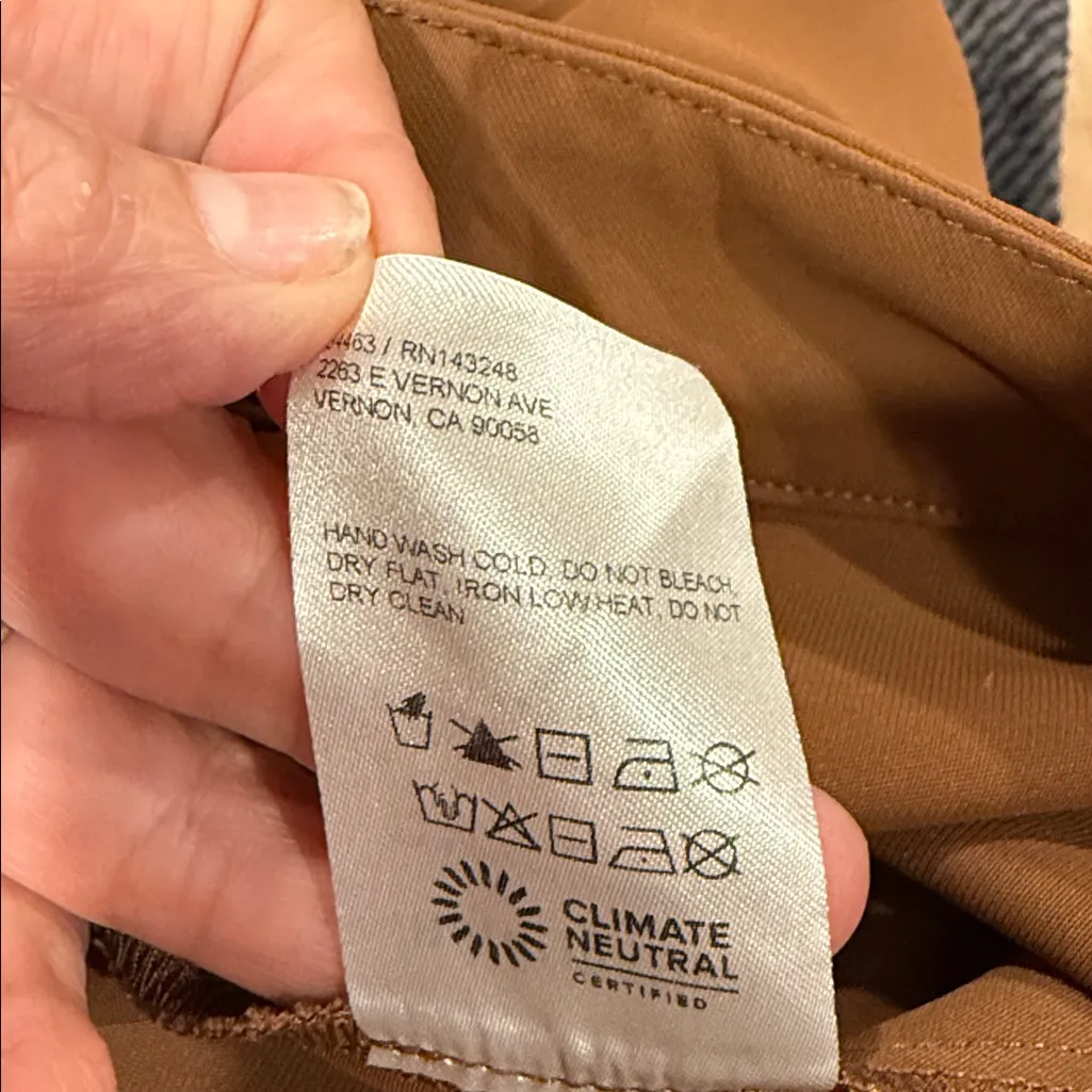 Reformation NWD  Womens 8Tan Flare Pants - Image 14