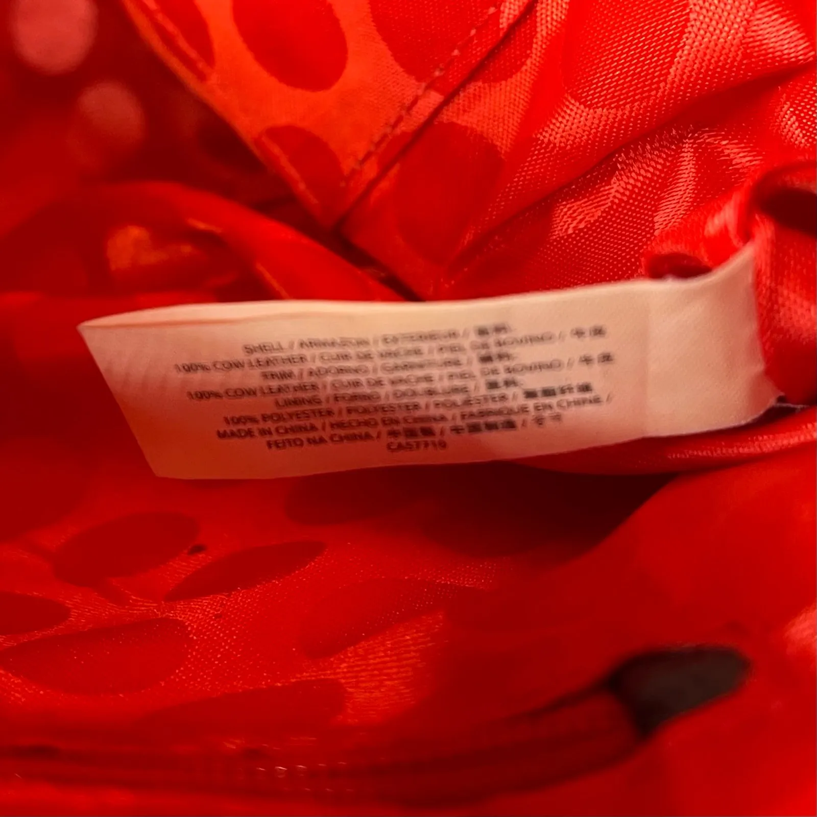 Kate Spade‎ Bow Medium Maise Kirk Park Purse Tote Black White w/ Red Interior - Image 13