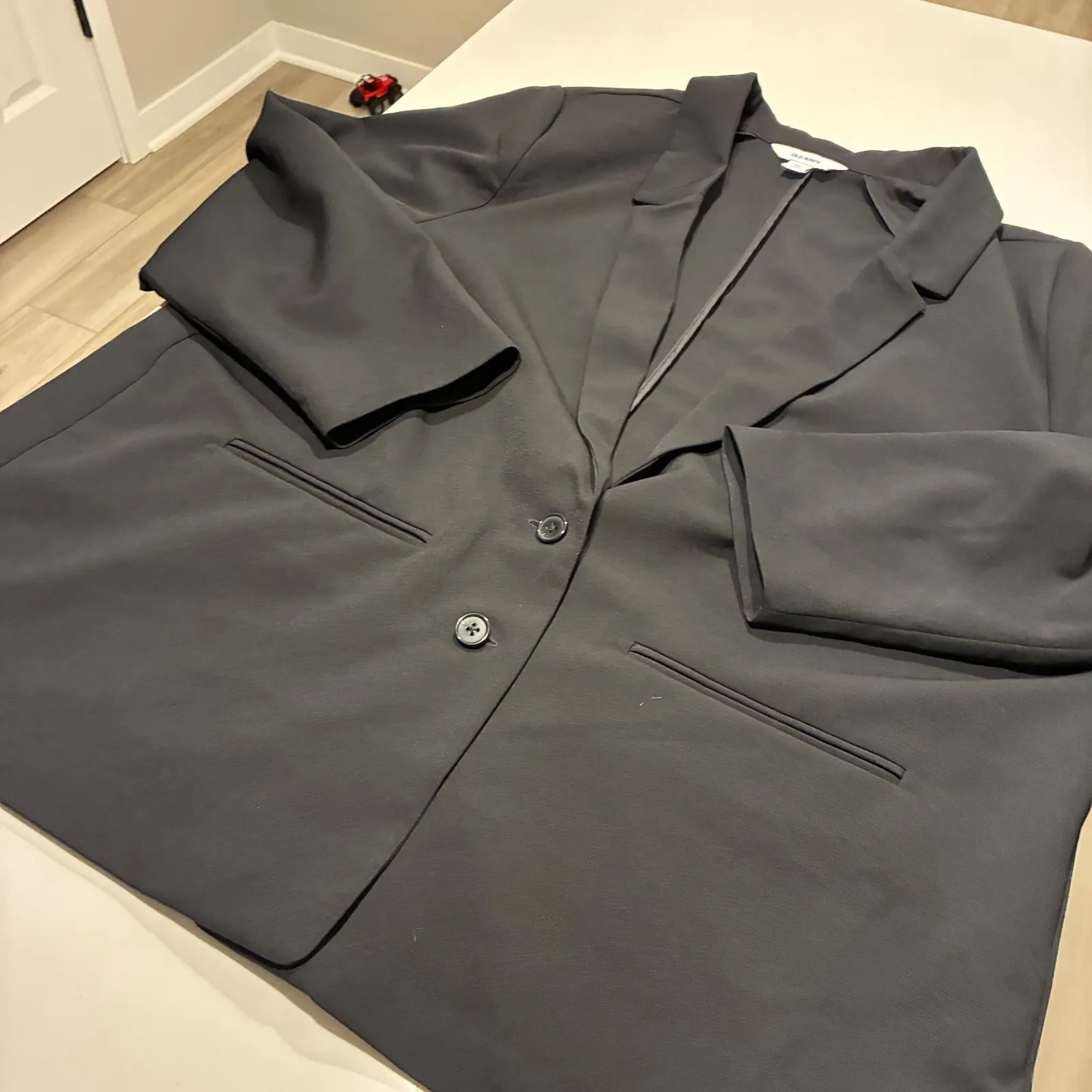 Old Navy Black Blazer XXL Women's Button Front Jacket - Image 2