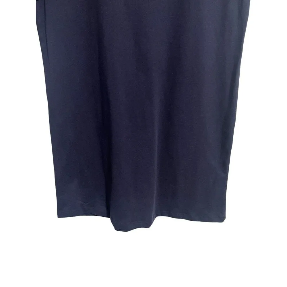 Bare Sleep Shirt Womens Large Festive Is A Feeling Navy Blue Gold Graphics NEW - Image 6