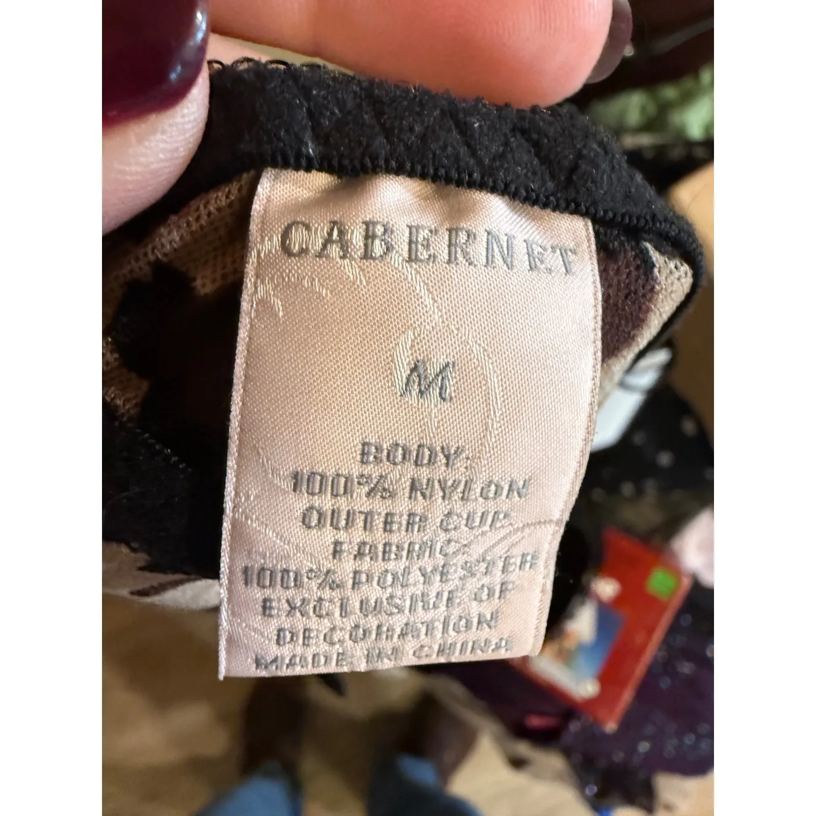 Cabernet Leopard Print Babydoll Chemise Bra Lingerie Slip Mini Dress M Brown Size M - Image 4