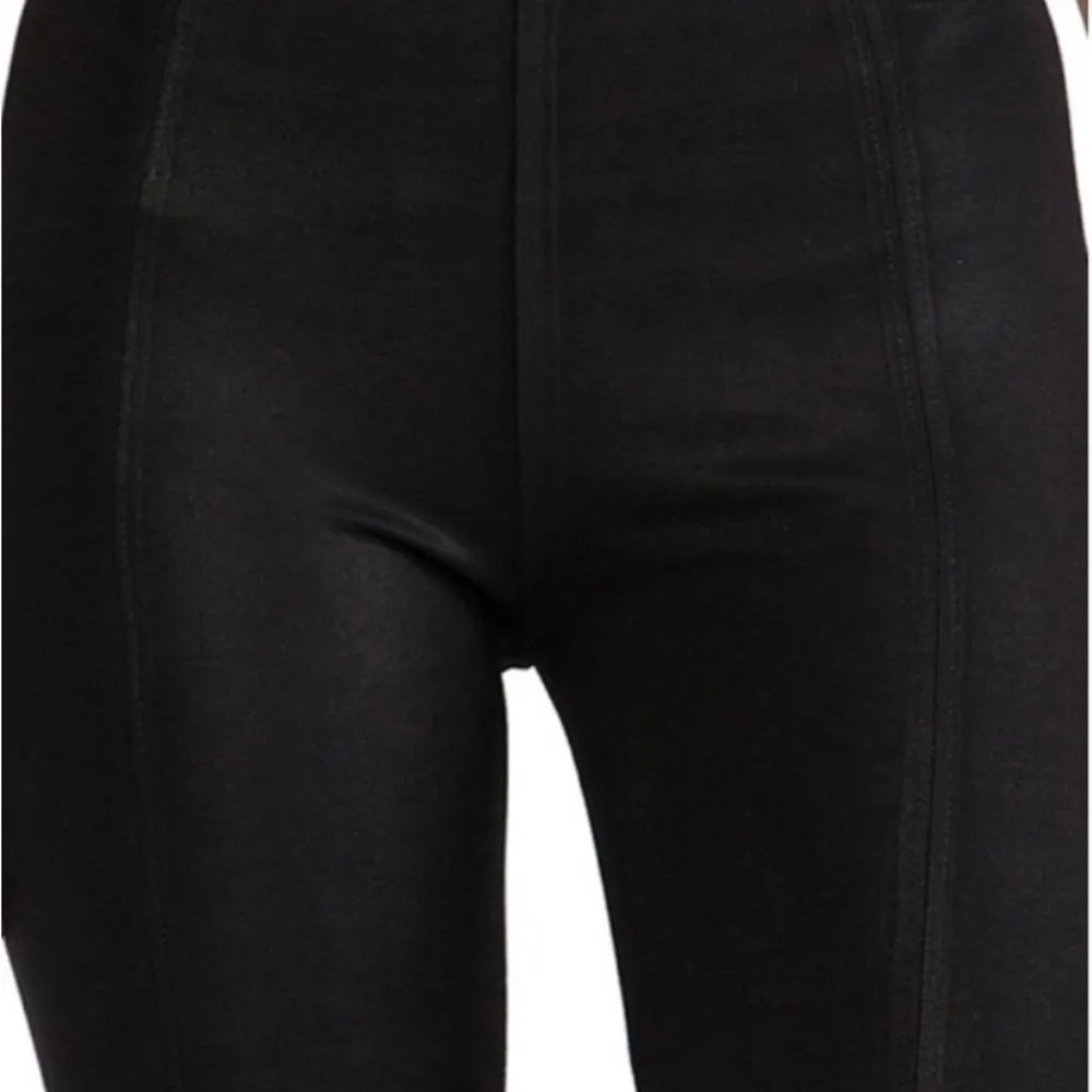 David Lerner microsuede navy blue pants, pull up elastic waist, navy blue, sz M - Image 12