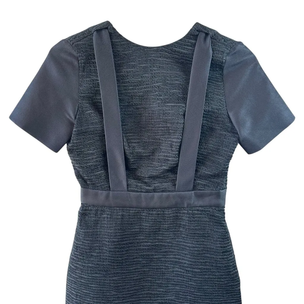 Phillip Lim 3.1 Black Tweed Silk-Blend Open-Back Dress – Women’s Size Medium - Image 3