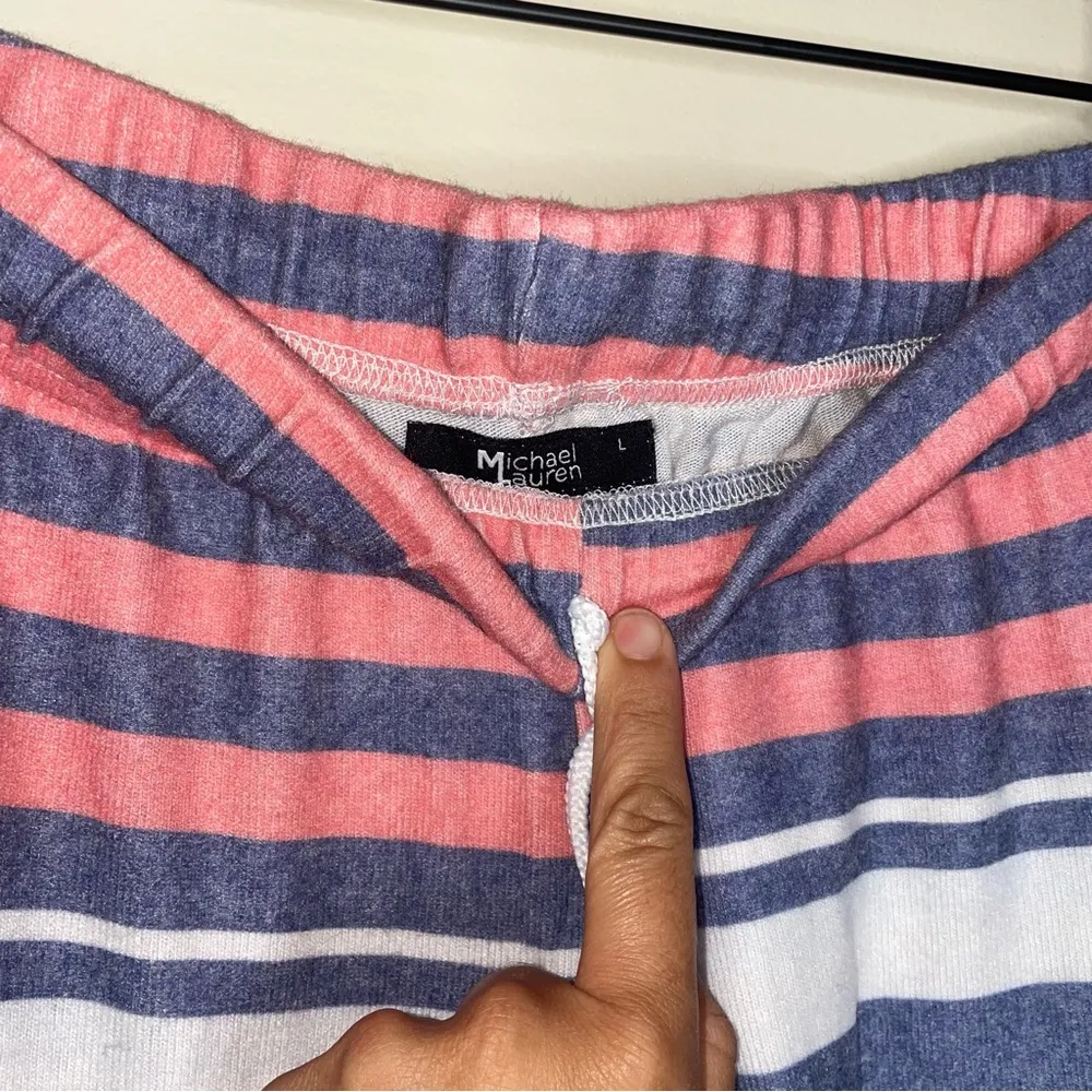 Michael Lauren Nate Crop Striped Sweatpants - Image 6