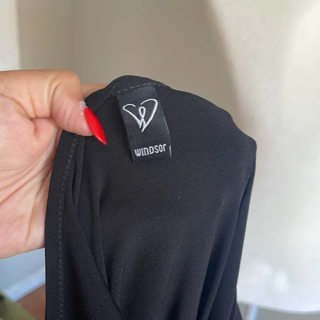 Windsor Sequin Geometric Pattern Dress - Multicolor Size L - Image 5