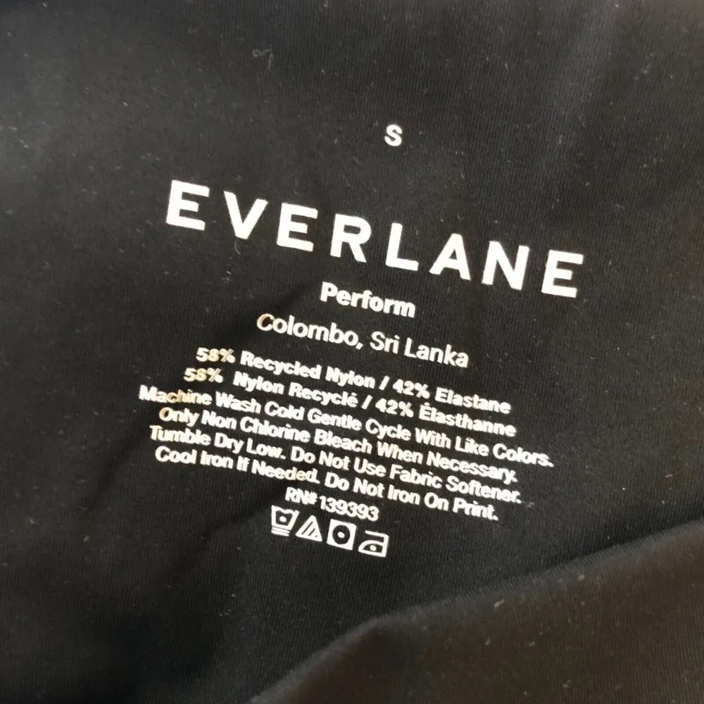 Everlane Womens The Perform Legging Cropped Length Stretch Black S - Image 6