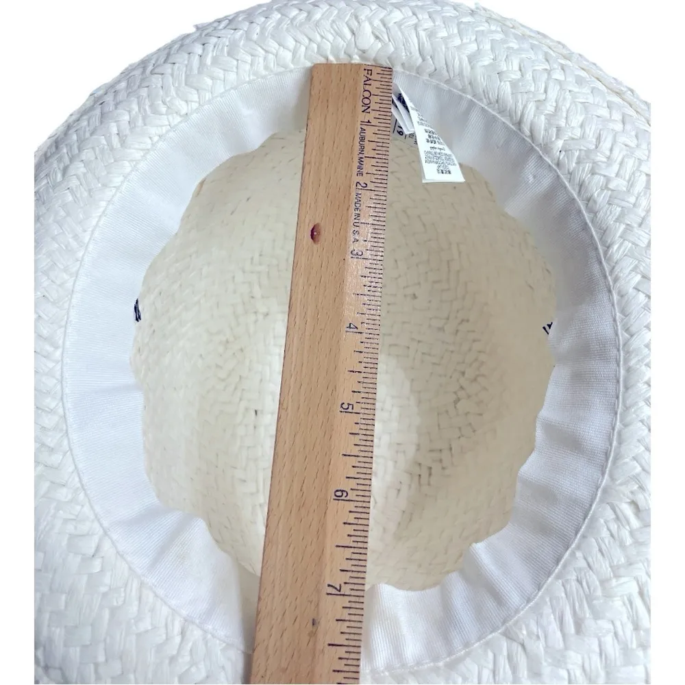Marks & Spencer 100% Paper Straw hat. Great for your Summer days and Vacations White - Image 14