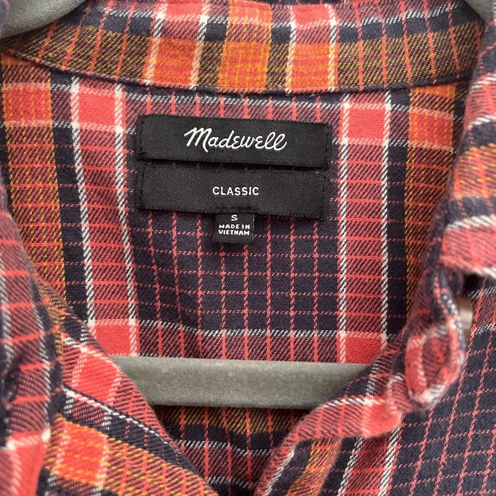 Madewell Classic Ex-Boyfriend Shirt Women's Flannel in Edith Plaid Size Small - Image 6