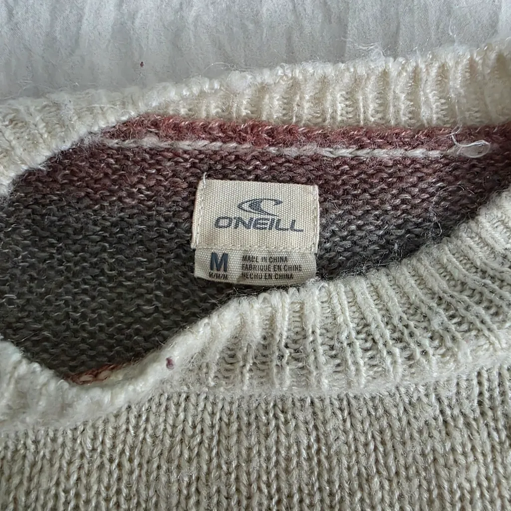 O'Neill Cropped Knit Sweater M - Image 3