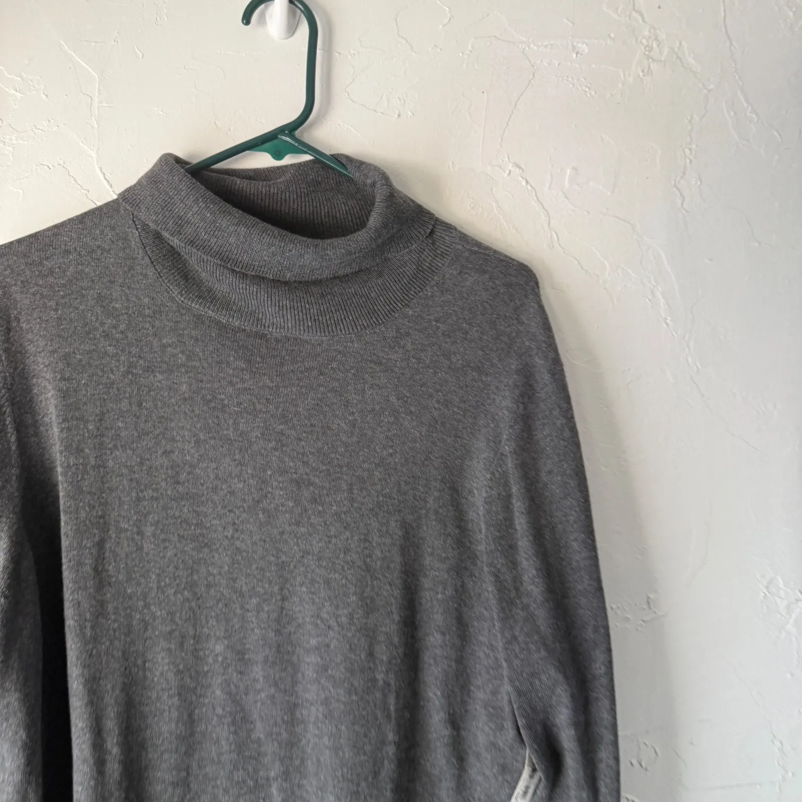 Amazon Essentials Womens XXL Gray Turtleneck Long‎ Sleeve Pullover Sweater - Image 2