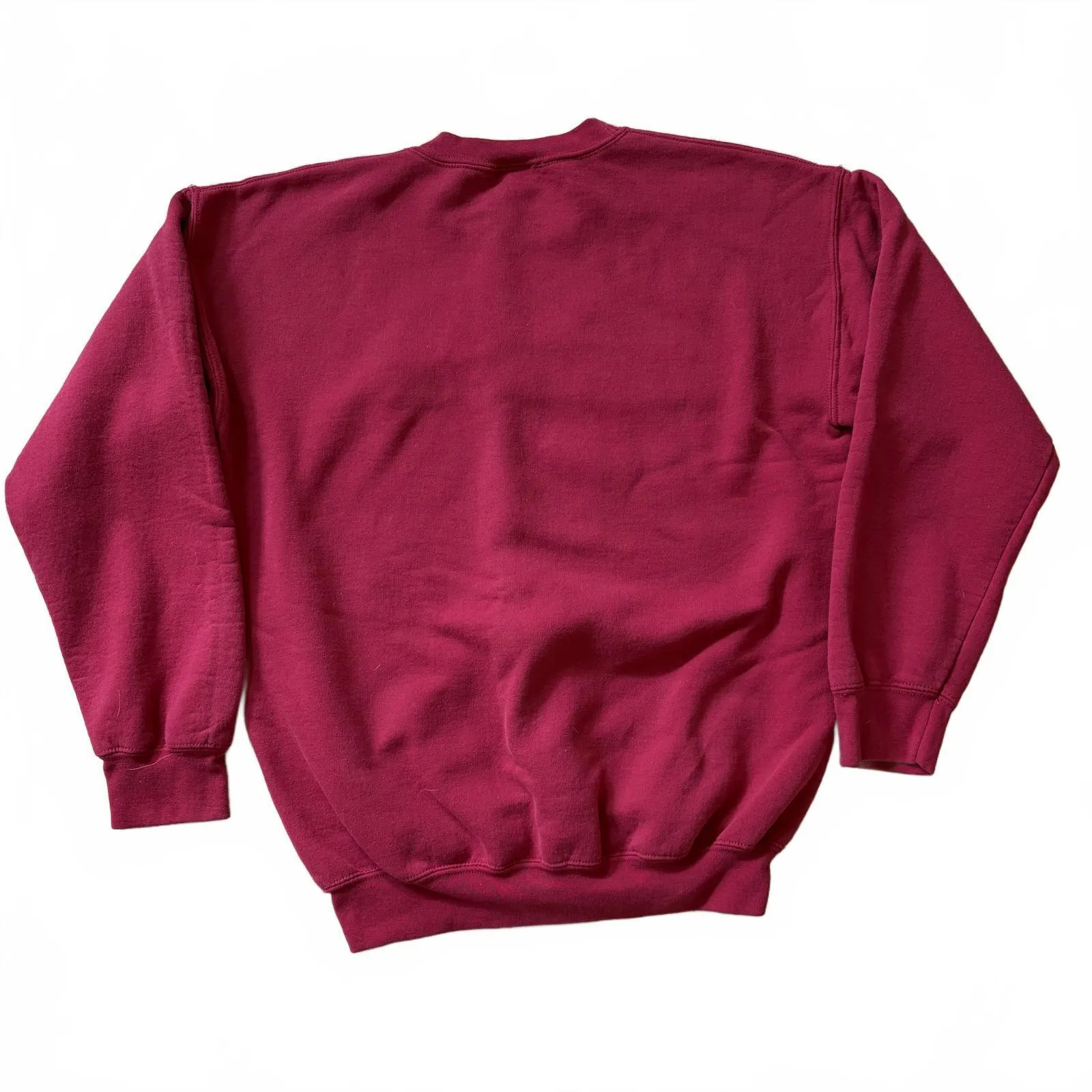 Vintage Oklahoma Sooners OU Sweatshirt Crewneck Sweater Women's Size Medium Red - Image 2