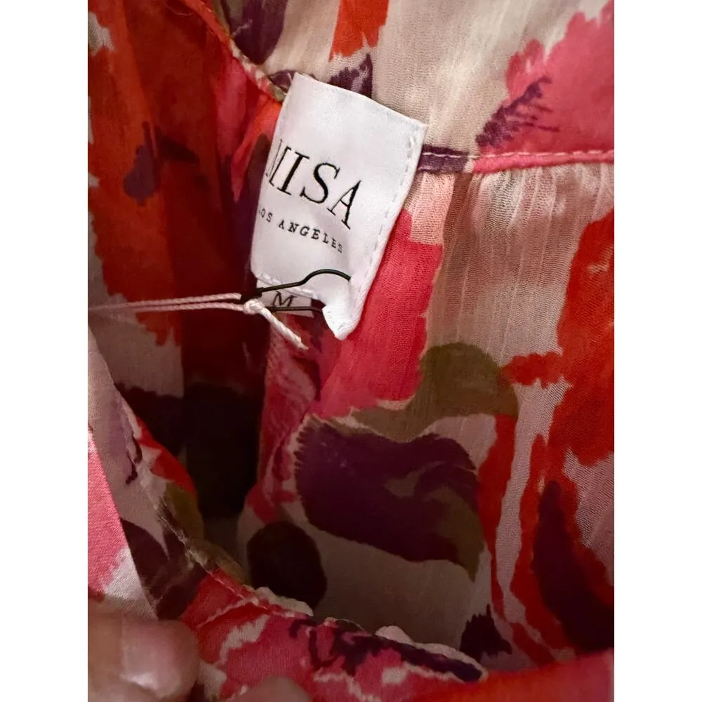 MISA Los Angeles Kasey Coming in Roses Flirty Romantic Flowy Dress NWT M $330 - Image 2