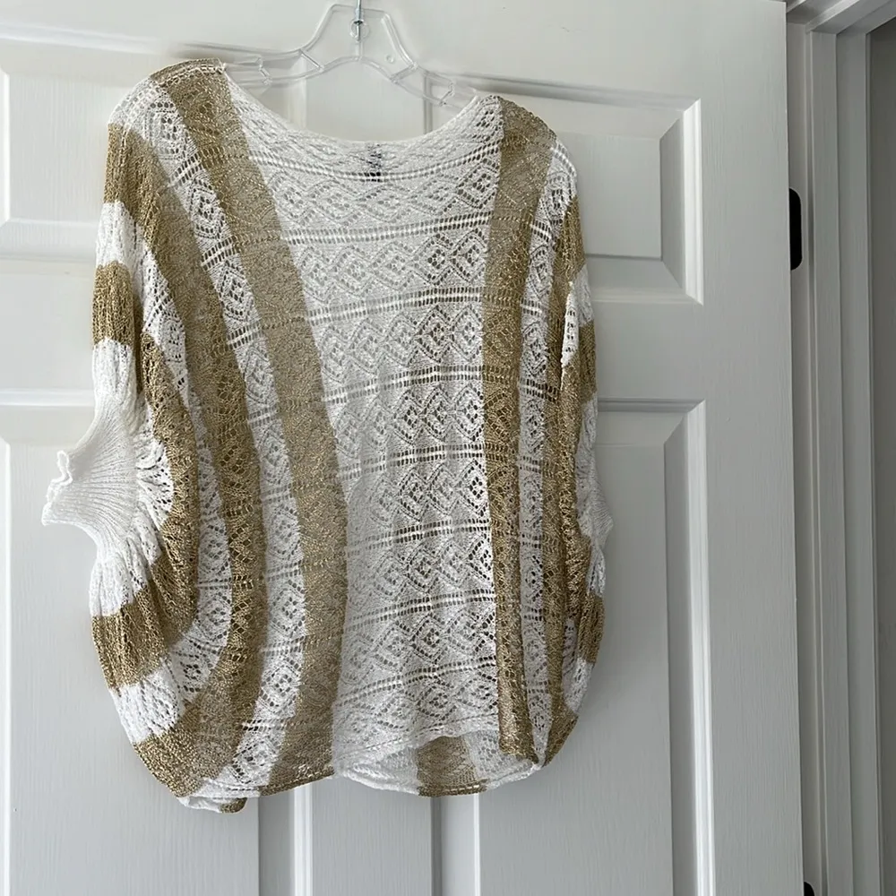Super Cute Dolman Sweater White - Image 4