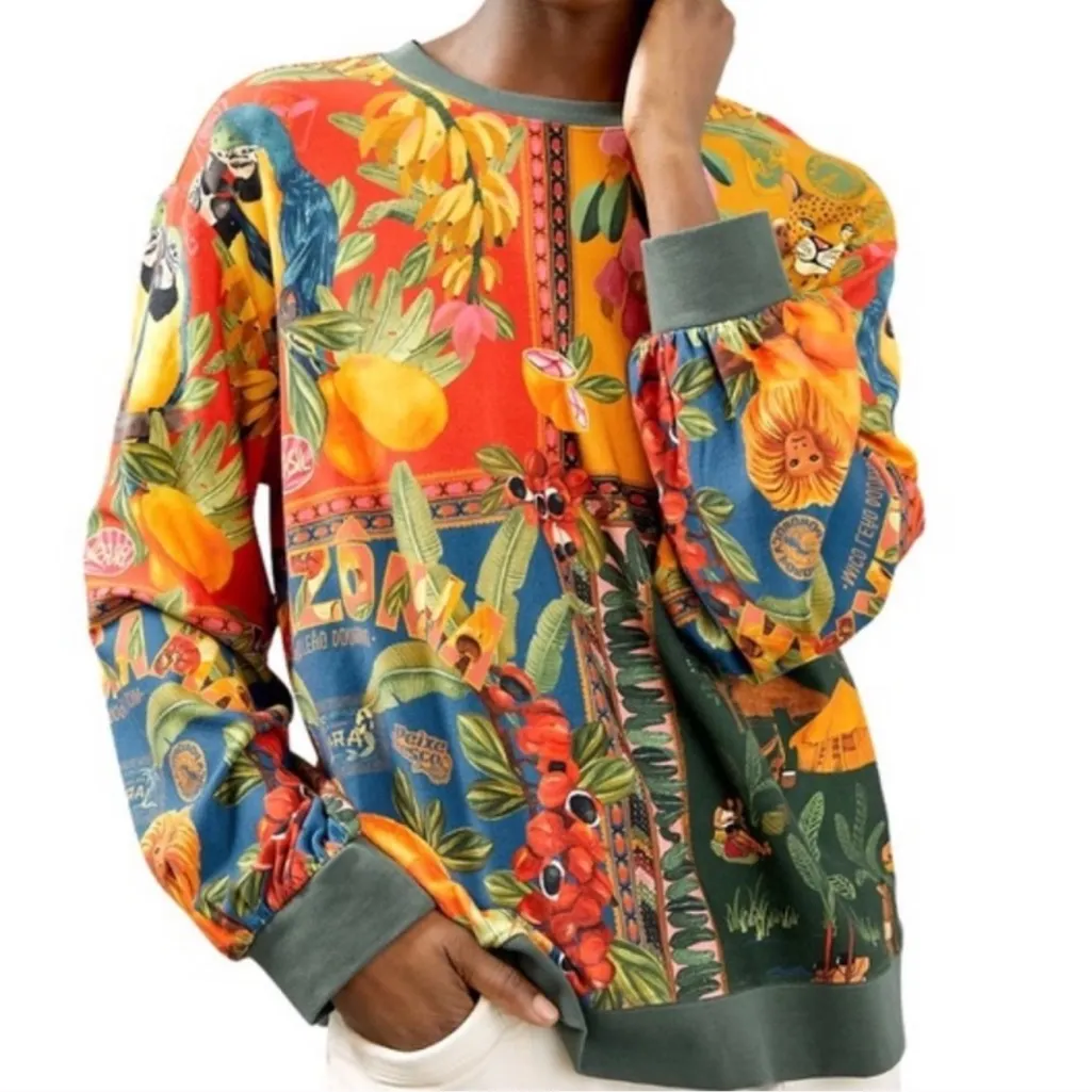 Farm Rio for Anthropologie Bosque Pullover - Image 2