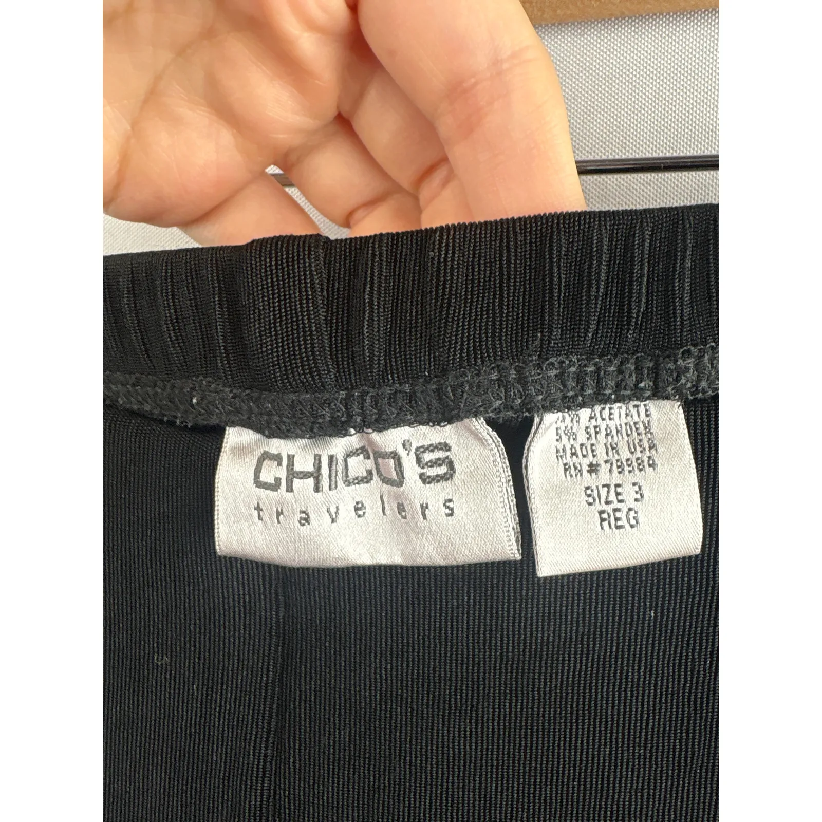 Women’s Chico’s Size 3 Black Lounge Pants - Image 4