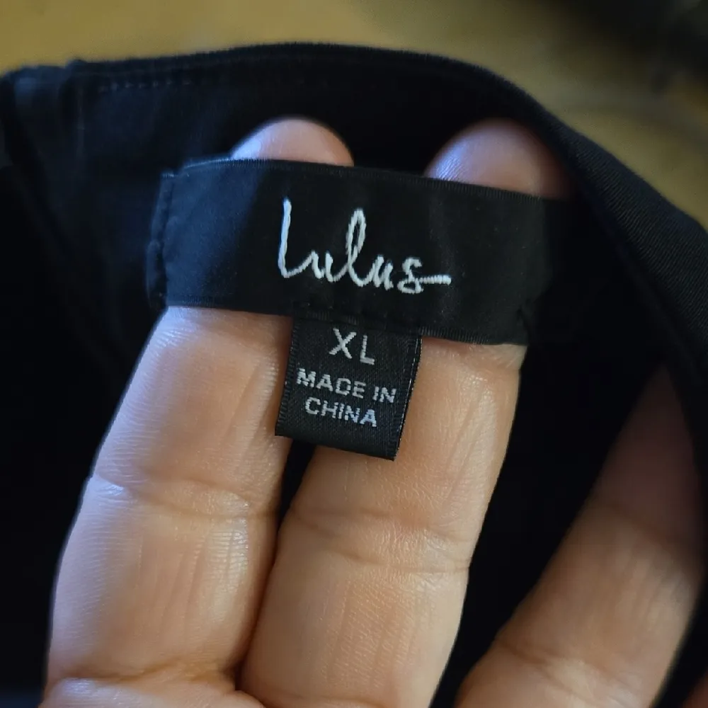 Lulu's Classic Black Mini Dress - Image 2