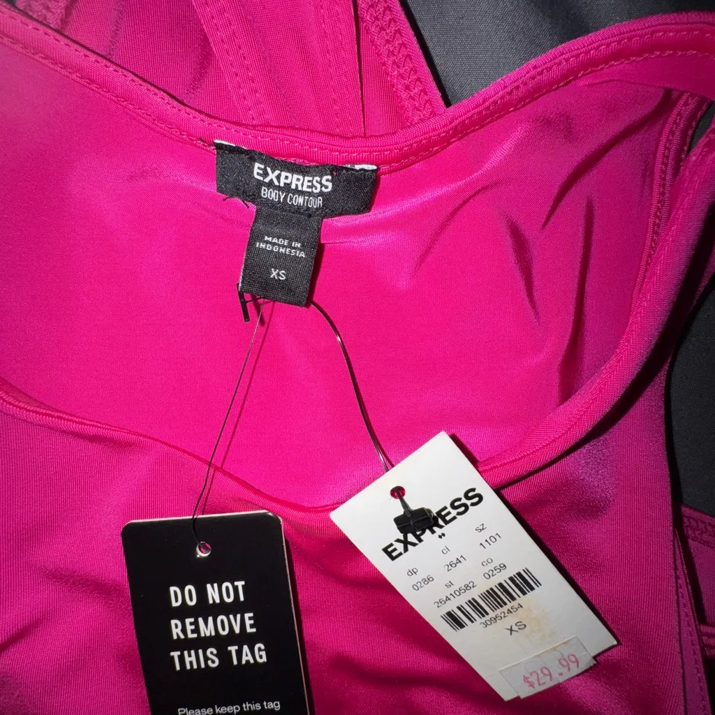 Express Women's Bodysuits - Vibrant Pink, Sunny Yellow, Classic Tan - Image 6