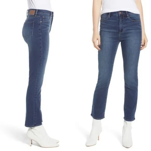 Leith  High Rise crop flare jeans - Image 2