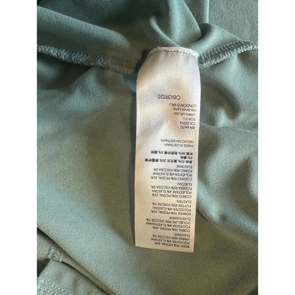 Anthropologie Junie Midi Skirt Front Twist Sage Green Women’s size Small - Image 8