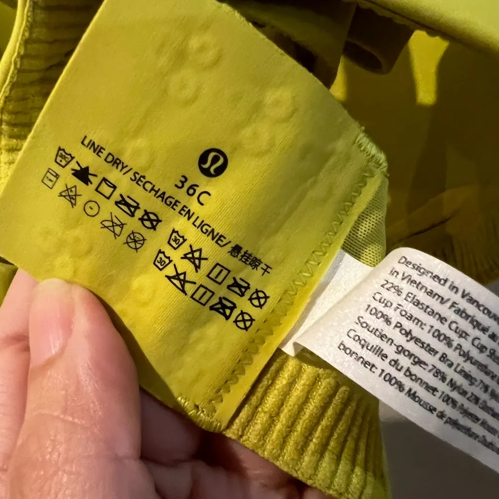 Lululemon Energy Bra High Support Wasabi Green - Image 4