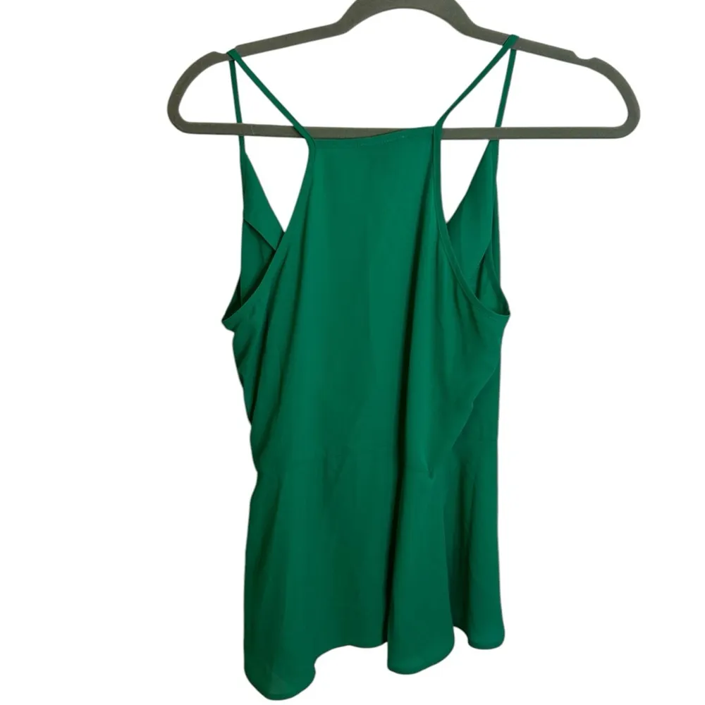 NWT Chelsea 28 Parakeet Green Scalloped Wrap Top - Image 2