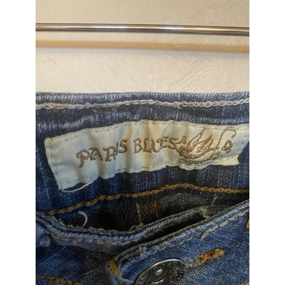 Vintage Y2K Paris Blues Jeans Sz.3 Straight Leg - Image 3