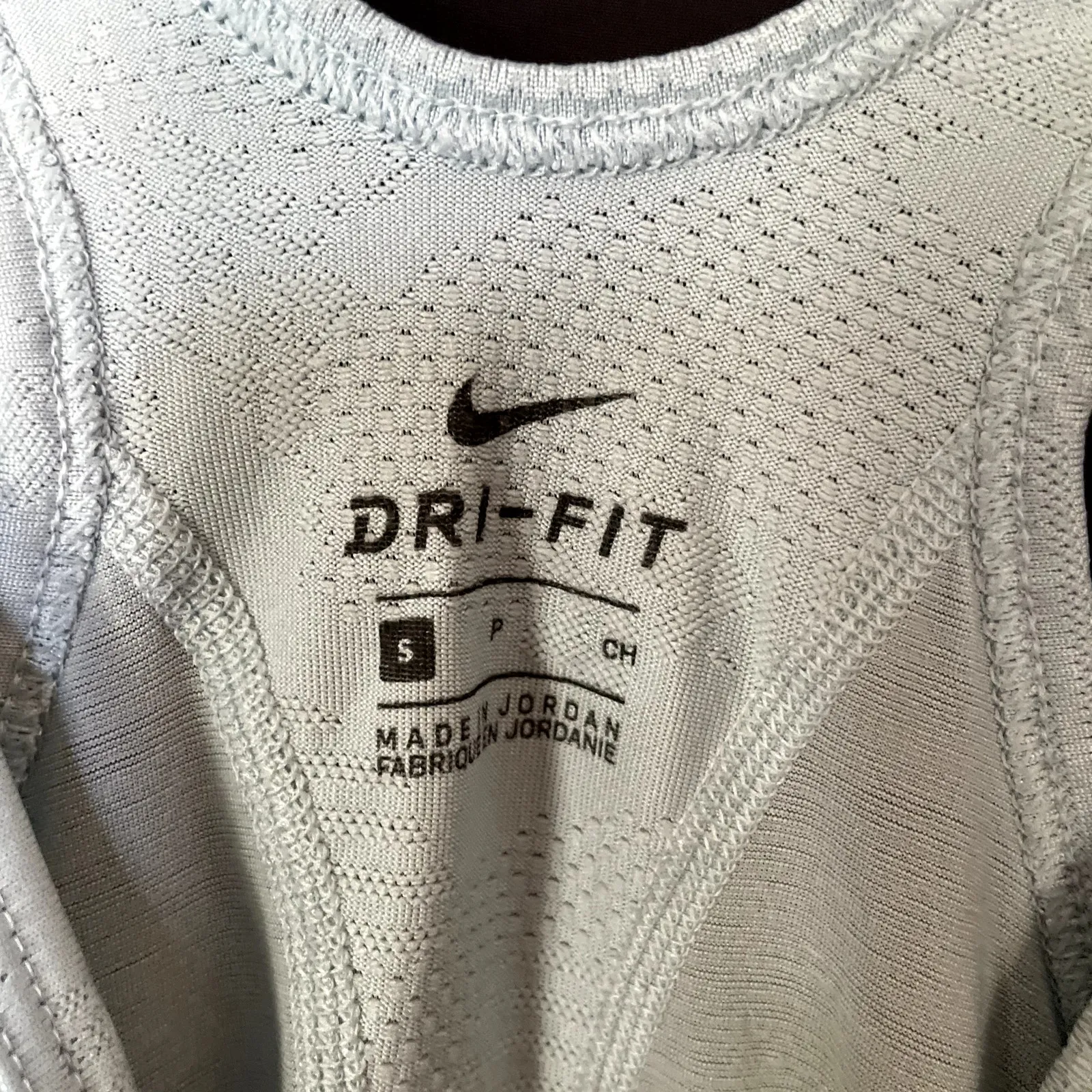 Nike Dri-Fit aqua blue racerback workout tank top women's size small lightweight - Image 3