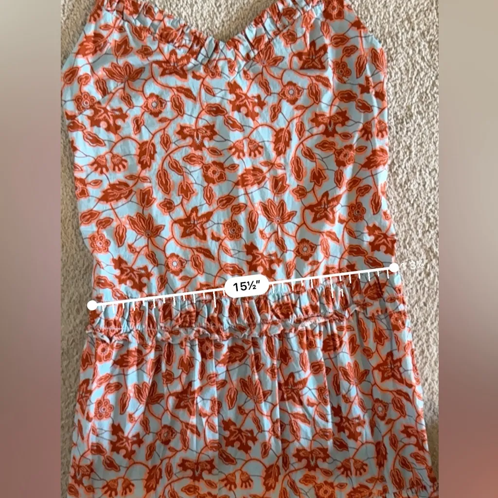 Derek Lam Floral V Neck Midi Dress Womens Size S‎ - Image 9