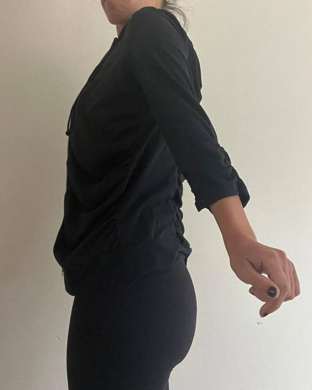 Black Hoodie Sweatshirt - Image 3