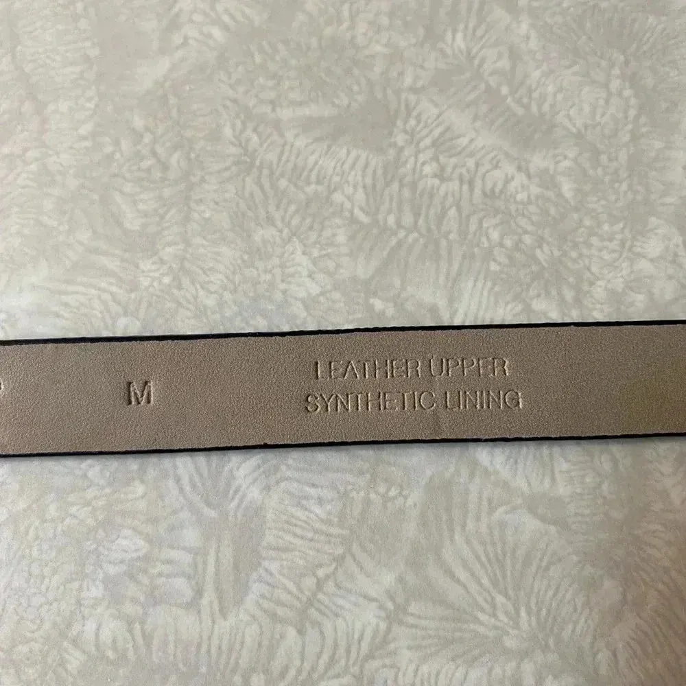 Talbots Leather‎ skinny snakeskin belt Size M - Image 4