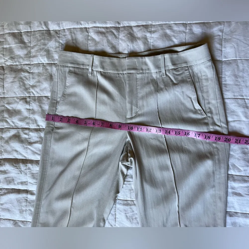 Vince Stitch Front Seam Cropped Dress Pants Beige Contemporary - Women's Size 8 - Image 10