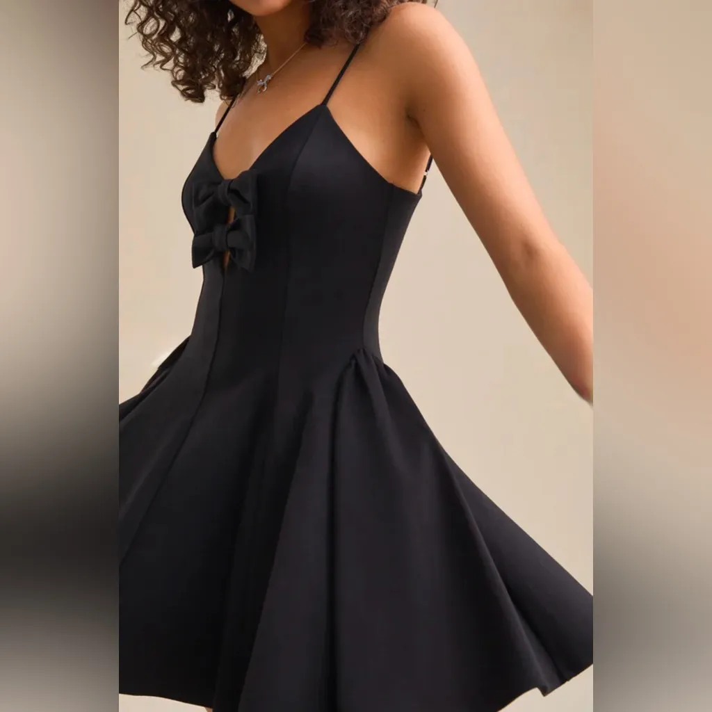 NWT Altar’d State Parker Bow Mini Dress - Image 3