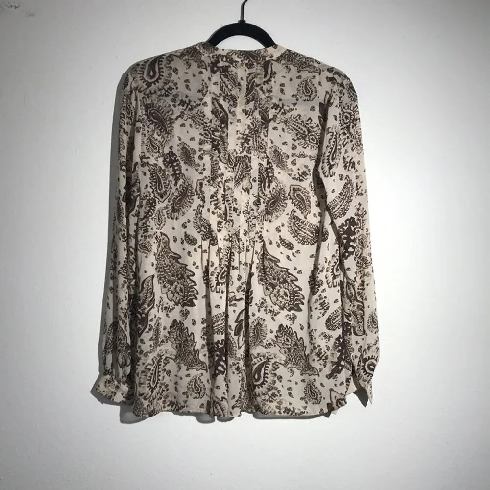 Knox Rose  Sheer Floral Button Down Shirt Size Small - Image 10