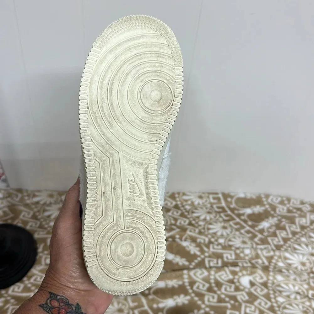 Nike Air Force 1 ‘07 Sherpa Racer Blue Coconut Milk Size6.5 W DO6680-100 - Image 6