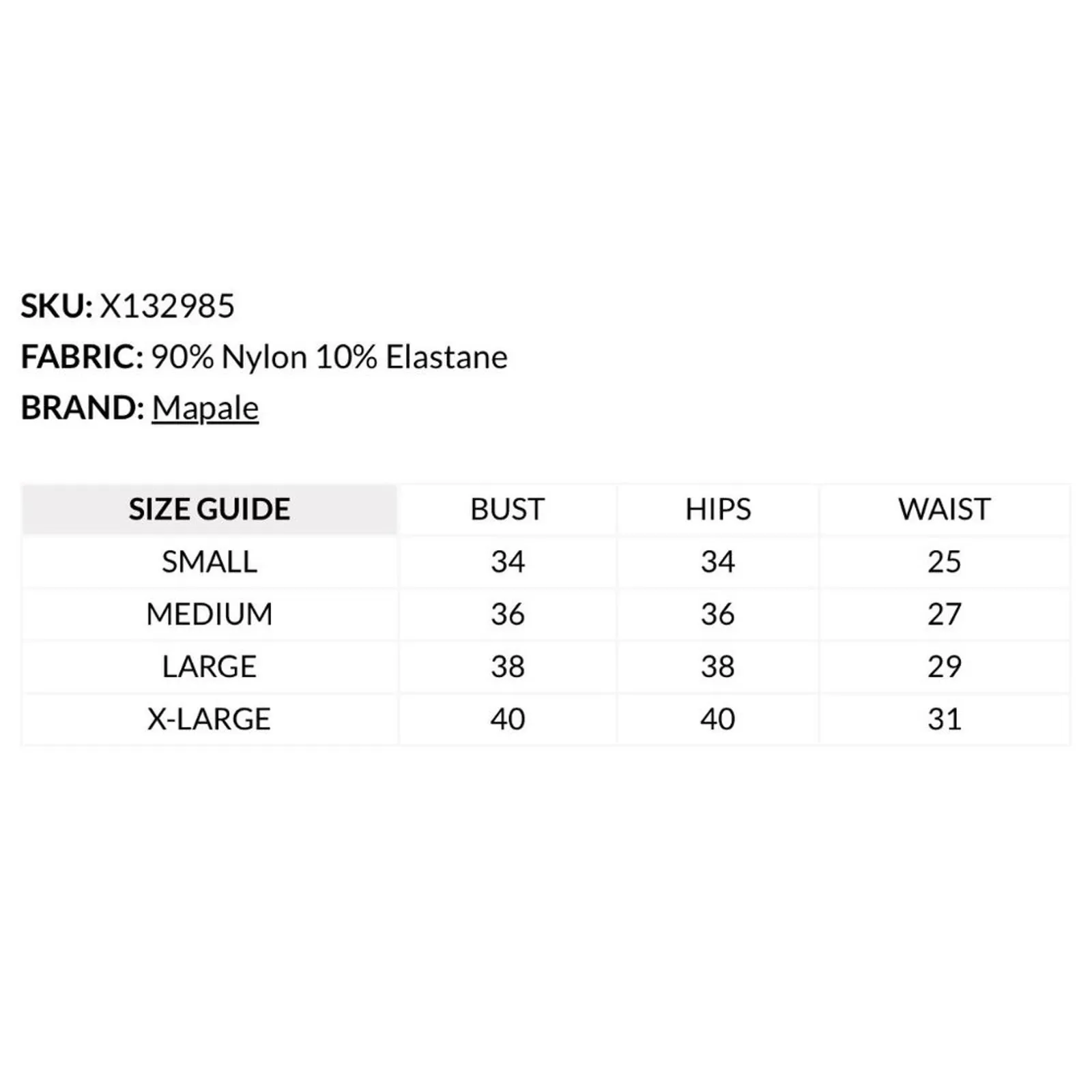 Yandy Versatile Mapale Lace Bodysuit Black NWT Large - Image 9