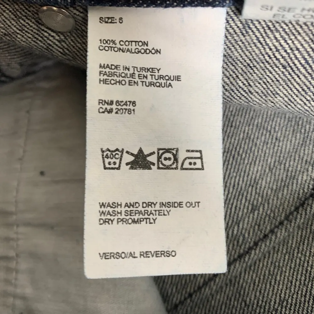 *Y2K* Tommy Hilfiger sz.6 trouser blue jeans straight leg - Image 3