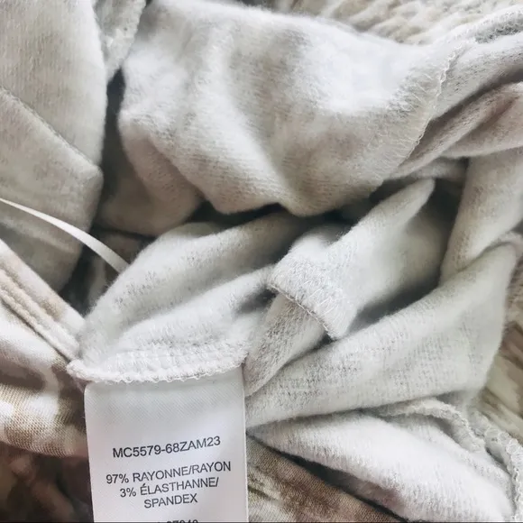 NWT Rachel Zoe jumpsuit Fleece animal‎ print sleeveless XS - Image 10