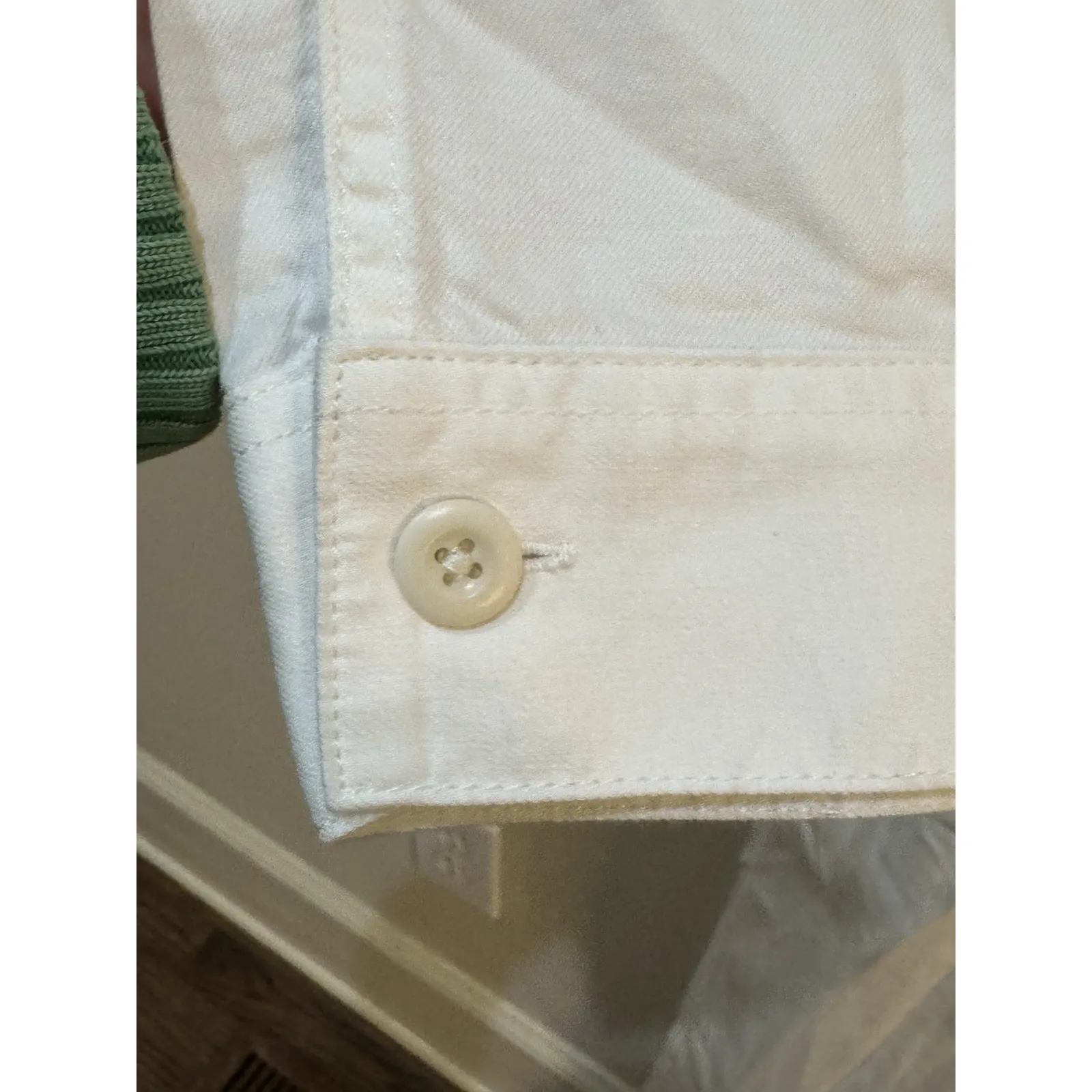 Outerknown STATION Long Sleeve Utility Jumpsuit White NWT Linen Blend Size XL - Image 9