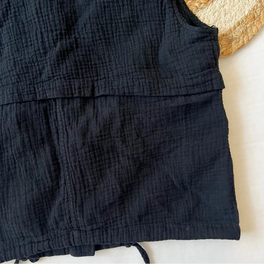 Rails Black Gauze Collins Jacket Vest - Image 7