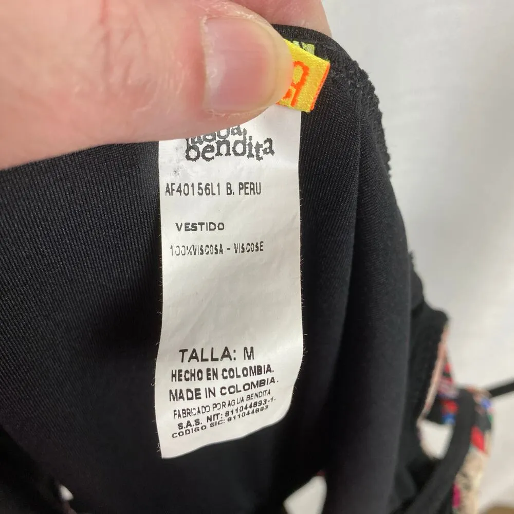 Agua Bendita Peru Body Con Cutout Dress Sz.M - Image 12